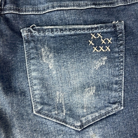 VINTAGE REUNION REWASH Blue Jeans Women’s Size 15/32 - Picture 7 of 15